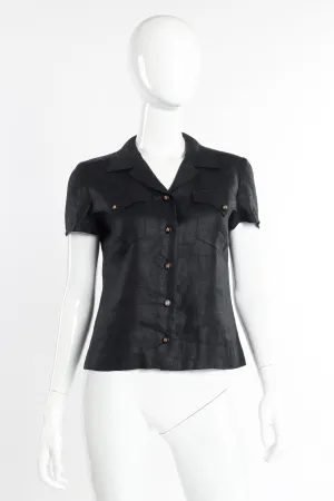 CC Button Linen Shirt