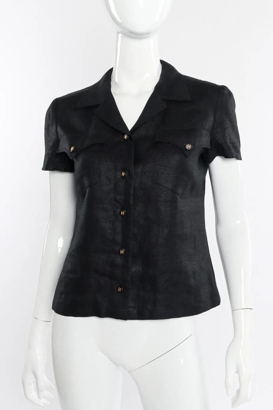 CC Button Linen Shirt