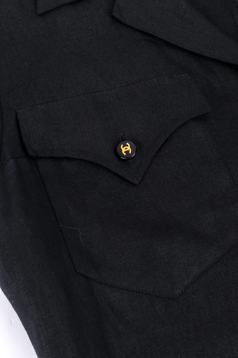 CC Button Linen Shirt