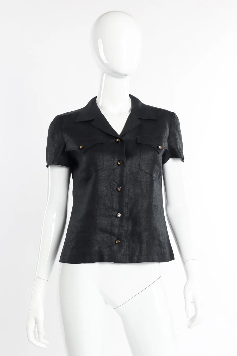 CC Button Linen Shirt