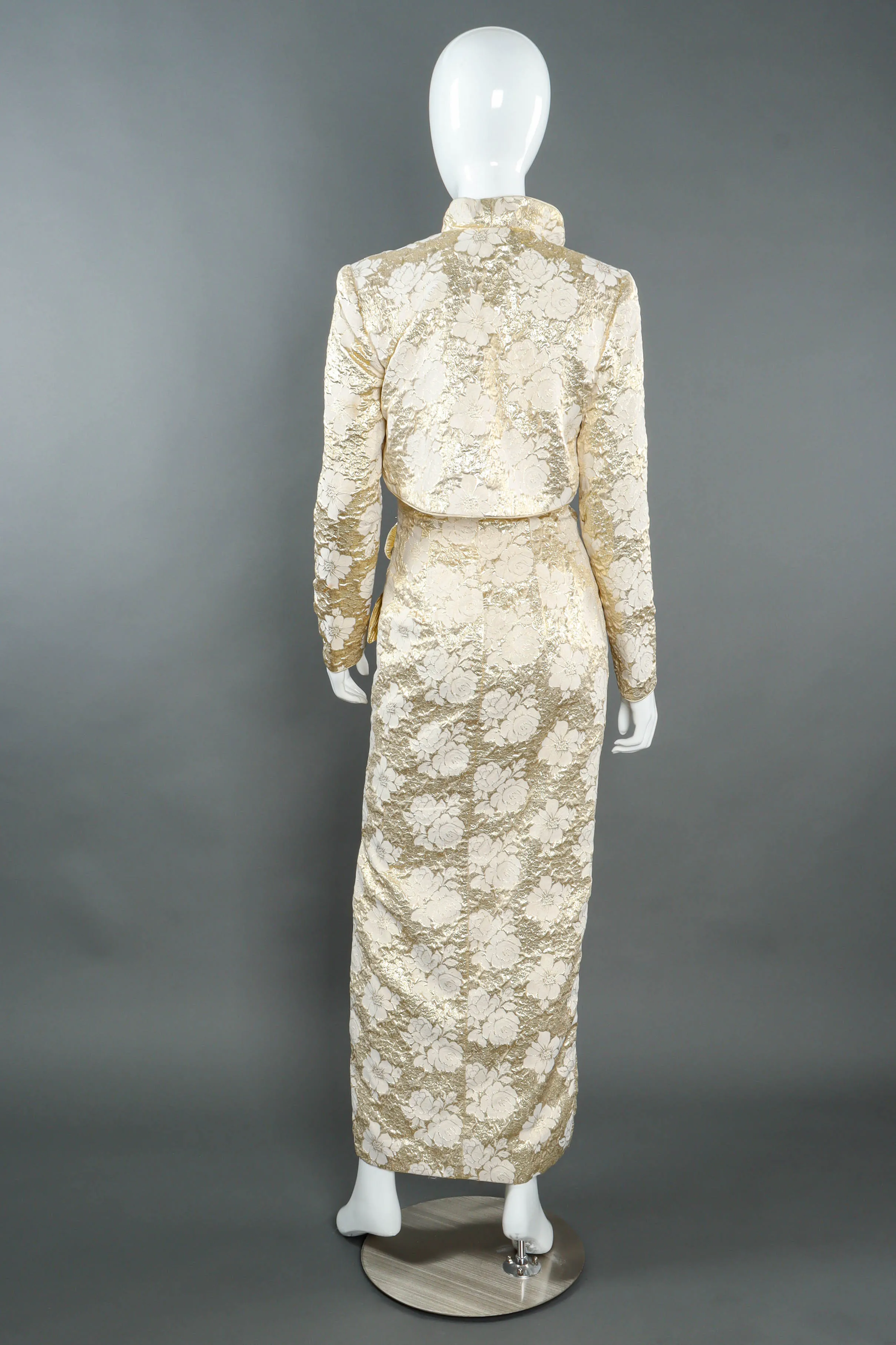 Champagne Bolero & Dress Set