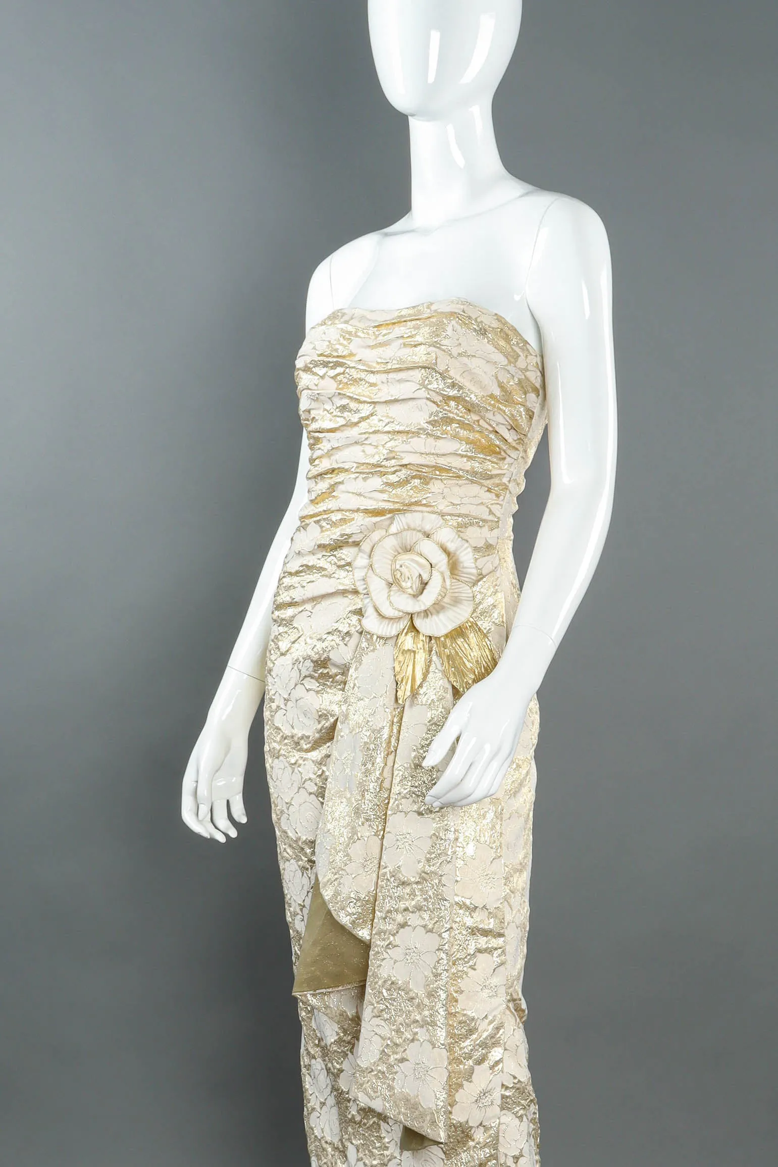 Champagne Bolero & Dress Set