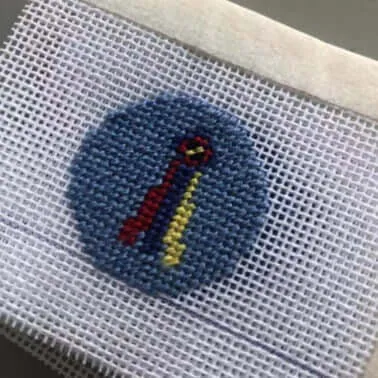 Champion Ribbon Needlepoint Ring