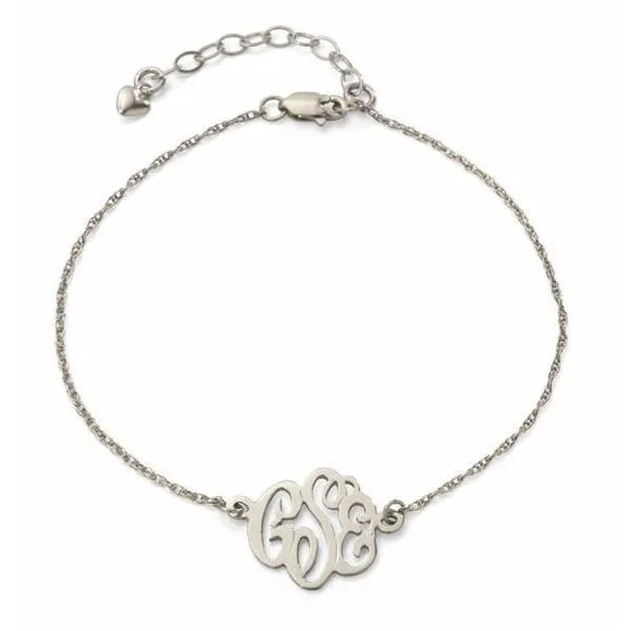 Cheshire Handcut Monogram Bracelet