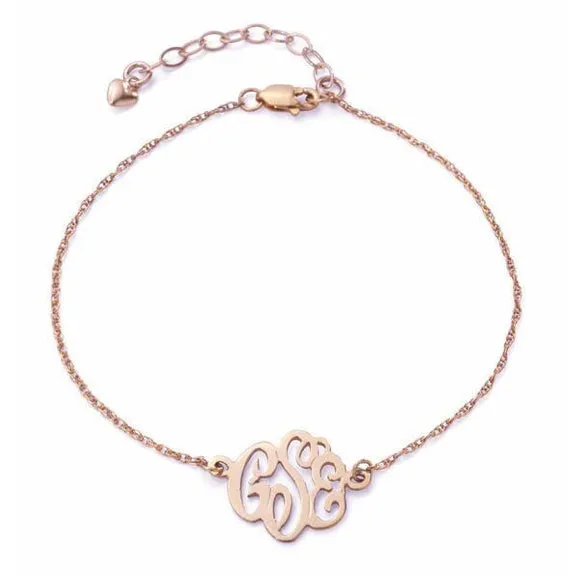 Cheshire Handcut Monogram Bracelet