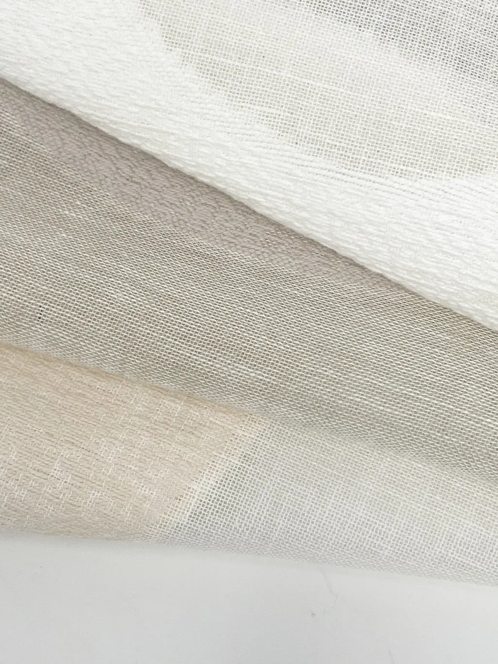 Circle Embroidery Geometric Linen Fabric By The Yard/CL1139