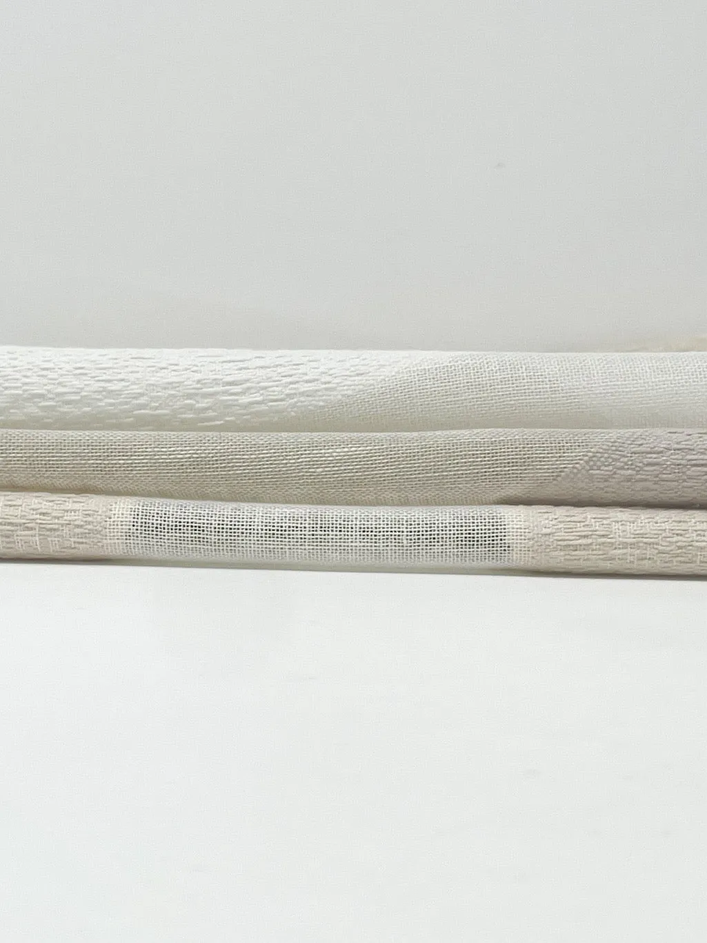 Circle Embroidery Geometric Linen Fabric By The Yard/CL1139