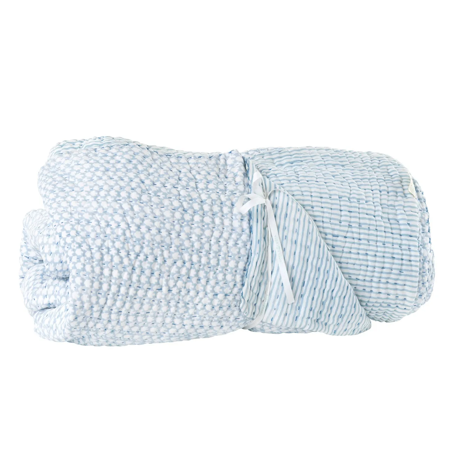 Contrast Stitch Razai Quilts