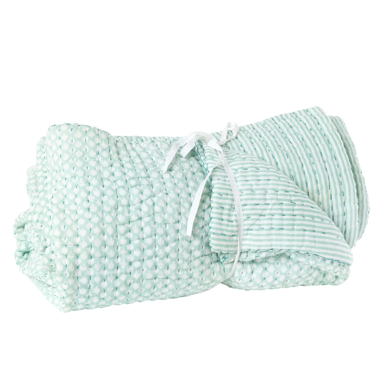 Contrast Stitch Razai Quilts