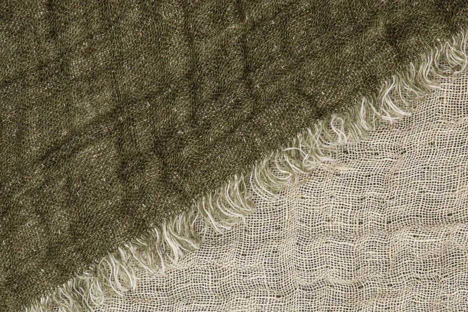 Crush Double Linen Throw