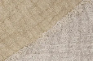Crush Double Linen Throw