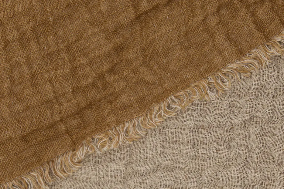 Crush Double Linen Throw