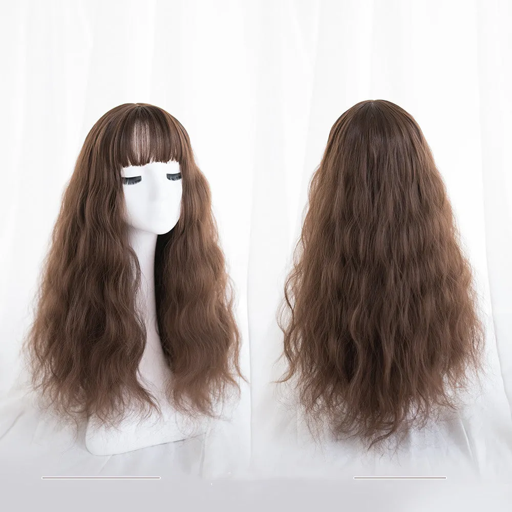 Cute long roll wig  KF80054