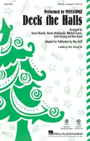 DECK THE HALLS SAB OPT A CAPPELLA