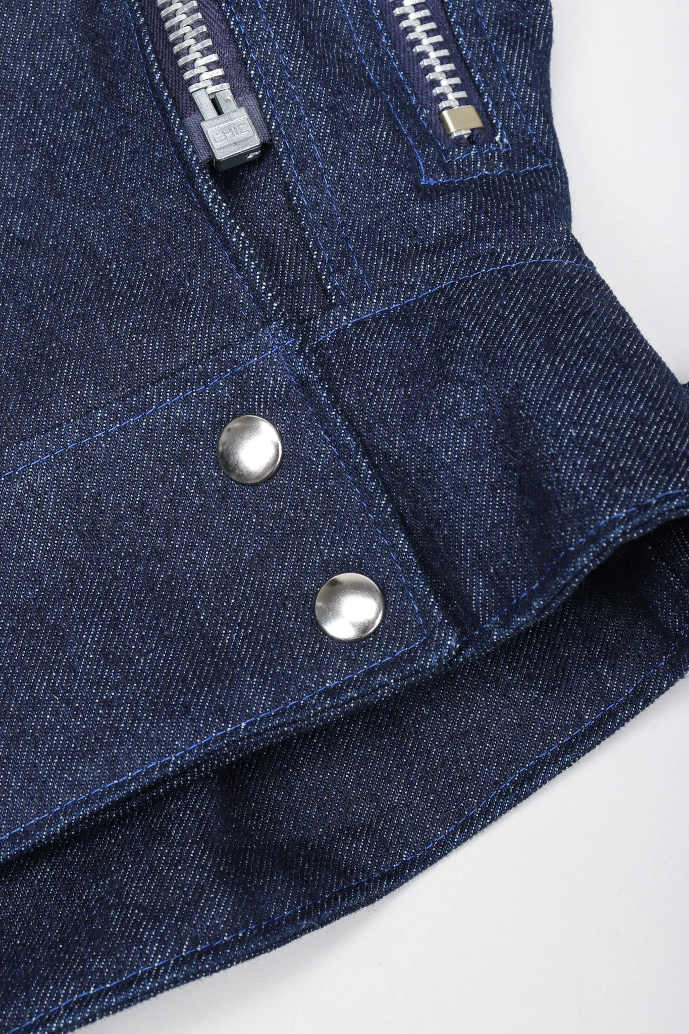 Denim Appliqué Moto Set