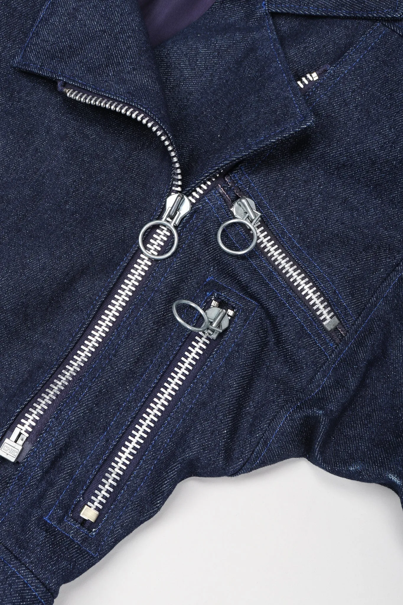 Denim Appliqué Moto Set