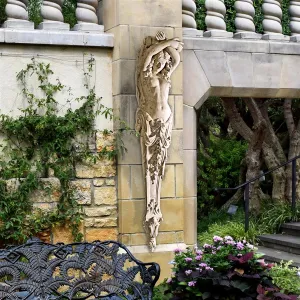 Design Toscano- The Grand Boulevard, 9th Arrondissement Architectural Pilaster Wall Sculpture: Grande