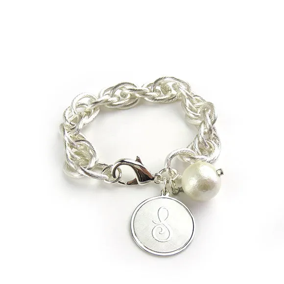 DO NOT MAKE LIVE! TALK TO KELLY!! Preston Charm Bracelet - Cotton Pearl (WS)