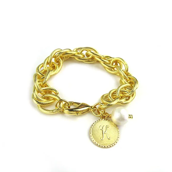 DO NOT MAKE LIVE! TALK TO KELLY!! Preston Charm Bracelet - Cotton Pearl (WS)