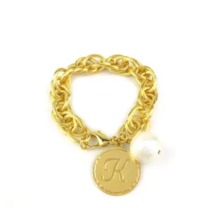 DO NOT MAKE LIVE! TALK TO KELLY!! Preston Charm Bracelet - Cotton Pearl (WS)