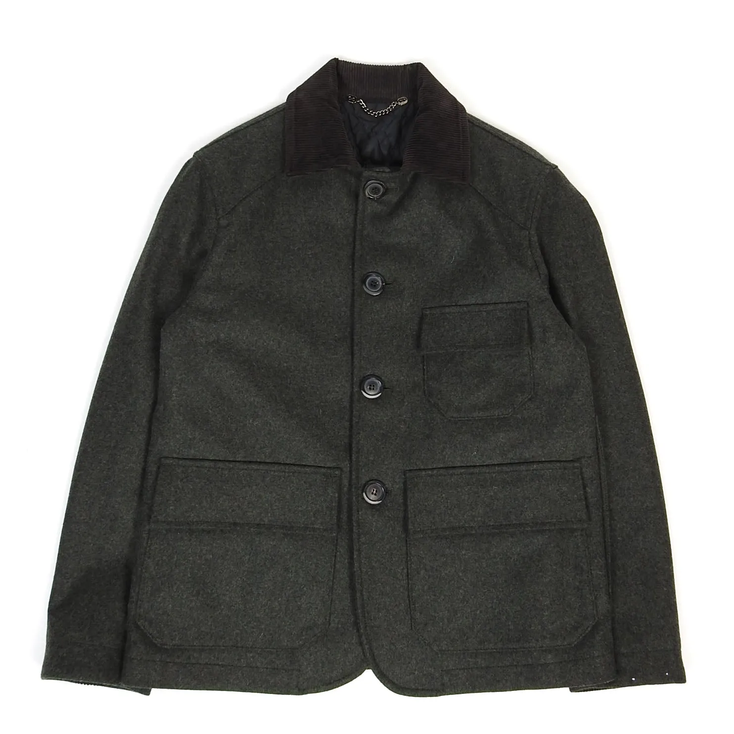 Doppiaa Quilted Wool Jacket Size 48