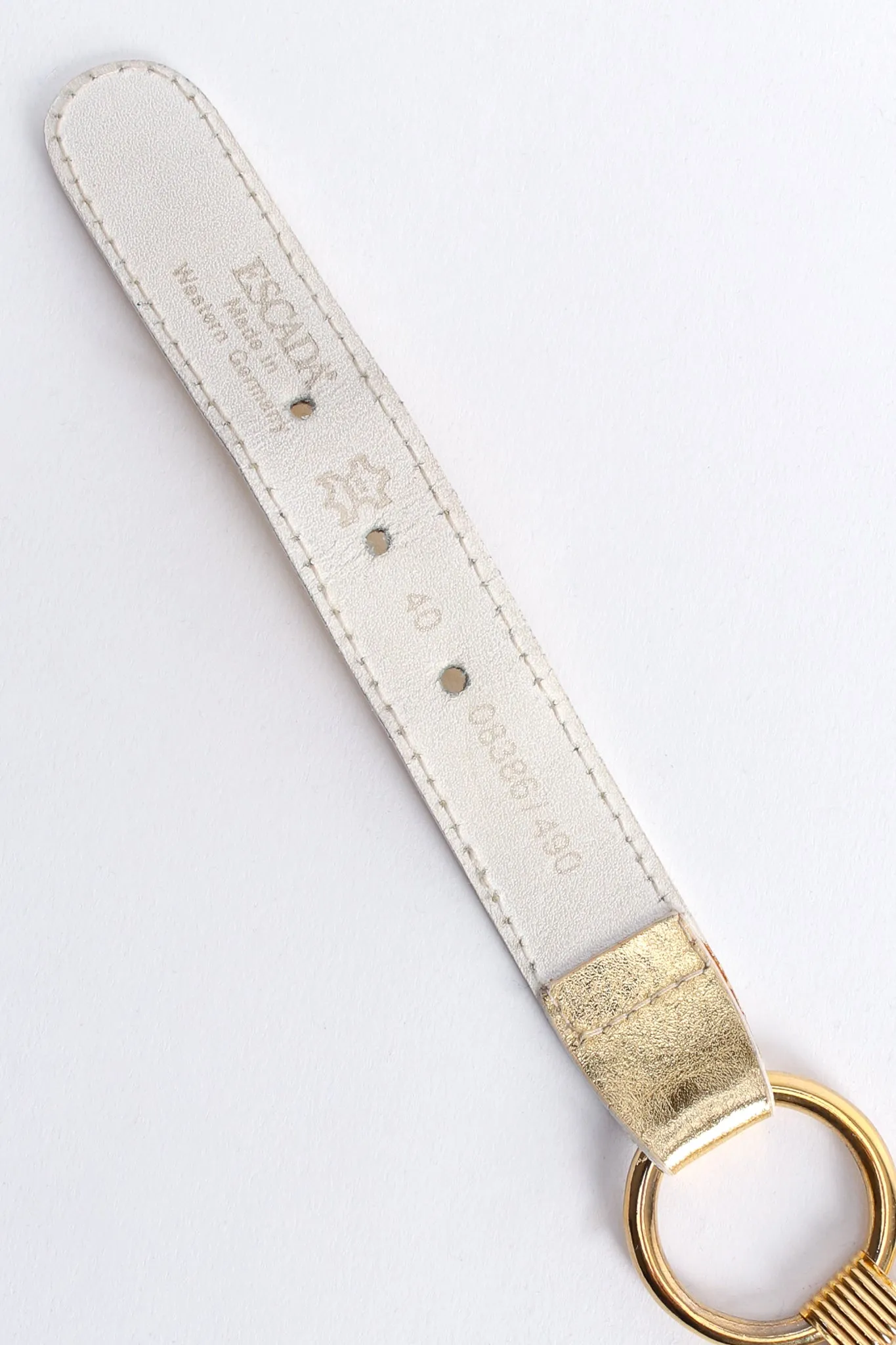 Draped Charm Chain Belt