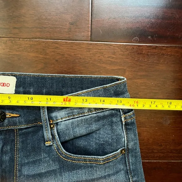 Driftwood Colette Jeans Crop Straight Embroidered Jeans Southwestern Aztec Sz 30