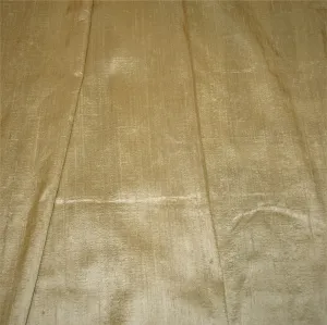 Dupioni Raw Silk Light Metalic Gold