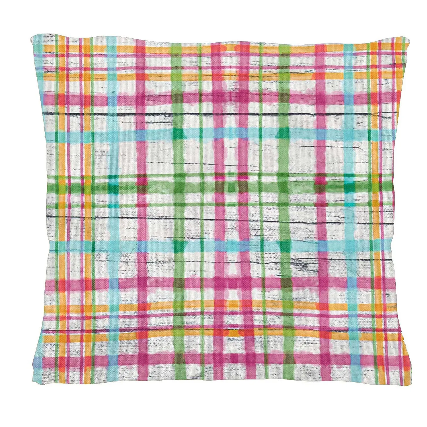 Easter Floral Wreath Interchangeable Pillow Cover,4plc424