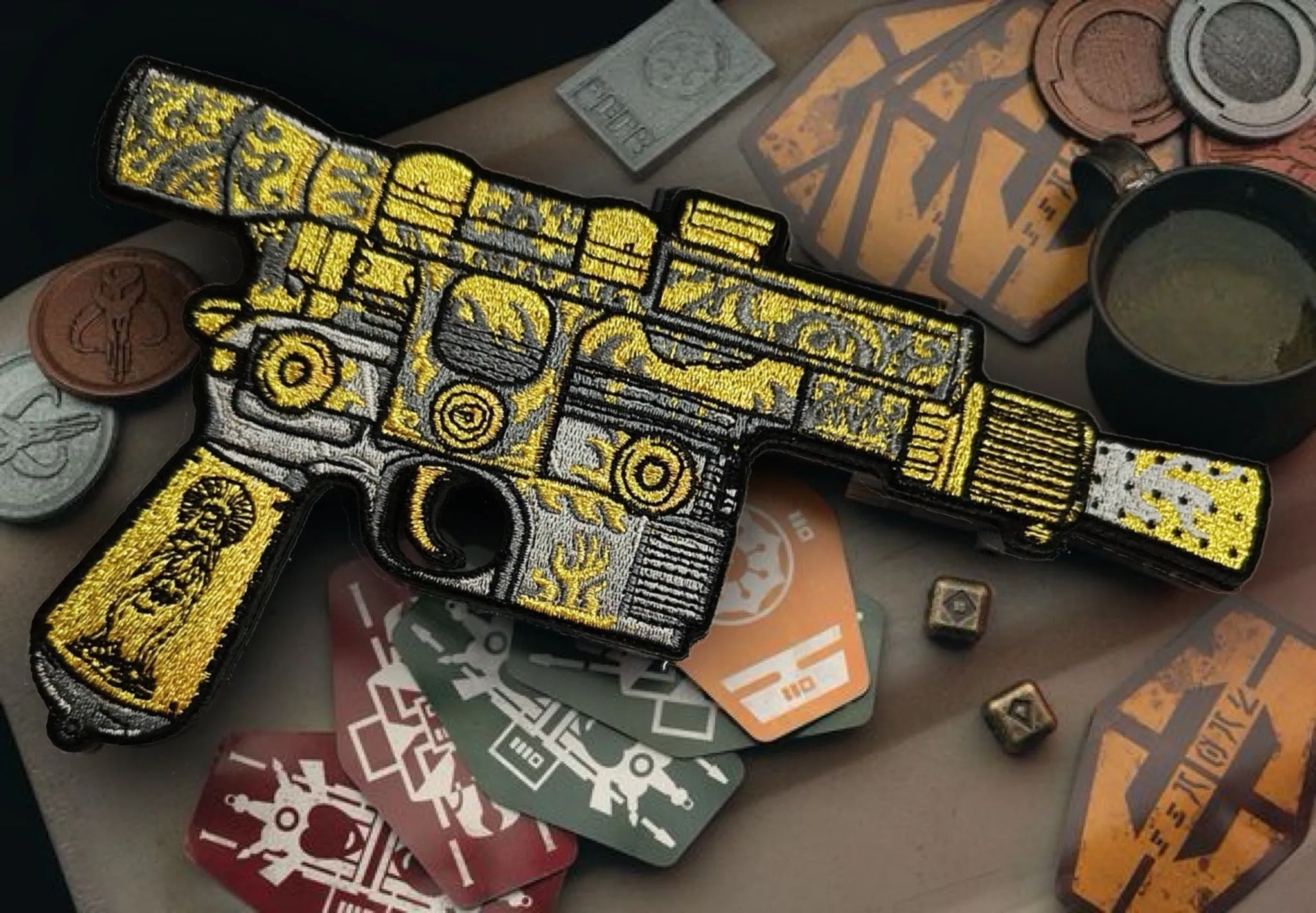 ED'S MANIFESTO / SNEAKREAPER INDUSTRIES "CHALINO SOLO DL-44 BLASTER" MORALE PATCH