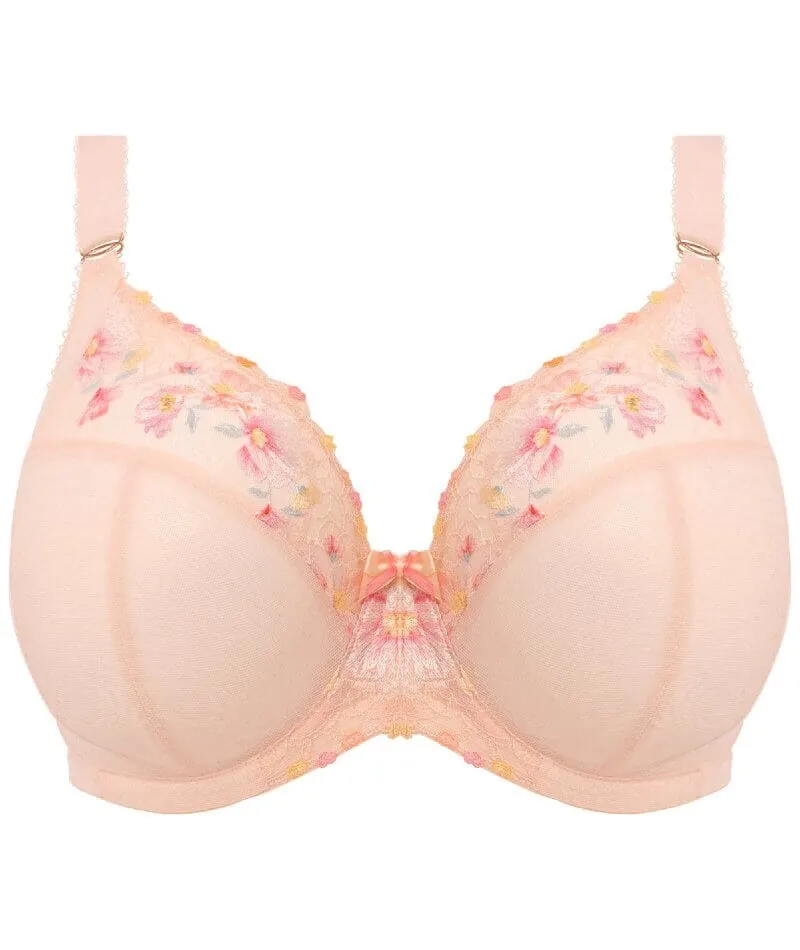 Elomi Himari Underwired Plunge Bra - Peach Whisper