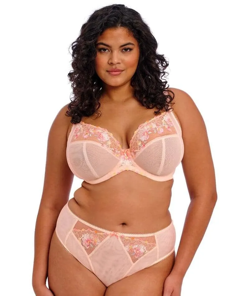 Elomi Himari Underwired Plunge Bra - Peach Whisper