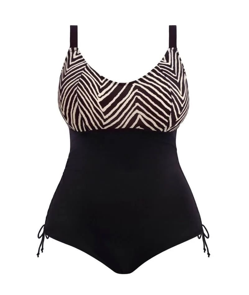 Elomi Swim Fiji Falls Non-Wired Swimsuit - Black