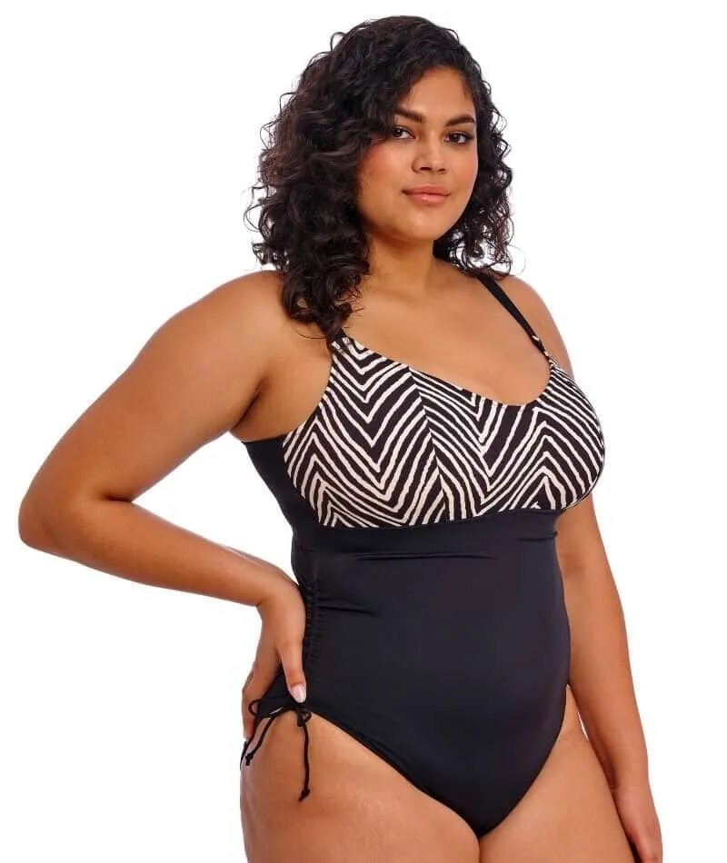 Elomi Swim Fiji Falls Non-Wired Swimsuit - Black