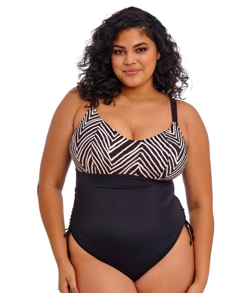 Elomi Swim Fiji Falls Non-Wired Swimsuit - Black