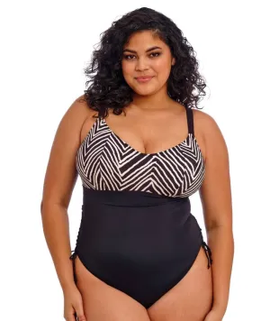 Elomi Swim Fiji Falls Non-Wired Swimsuit - Black