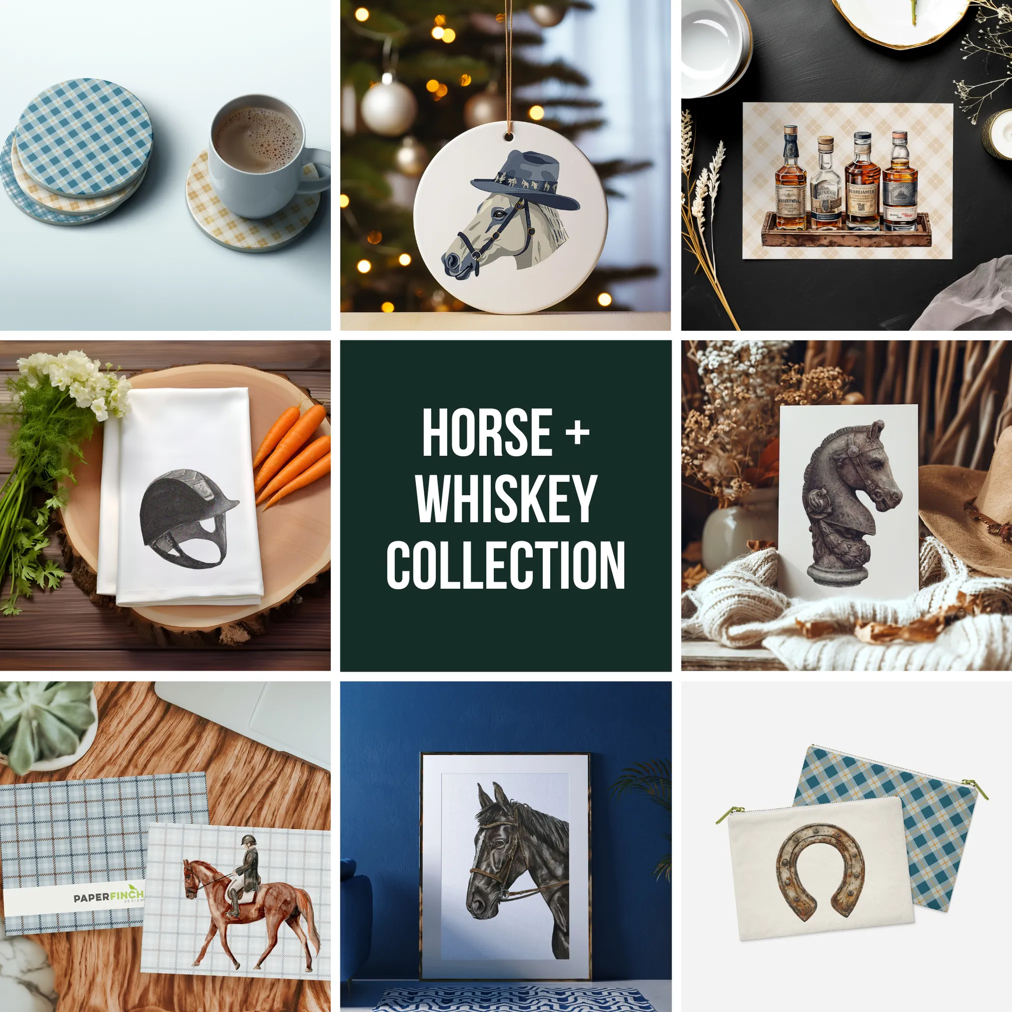 Equestrian Magnet - Adorable 3-inch round magnet featuring a riding helmet, a delightful gift for horse enthusiasts.