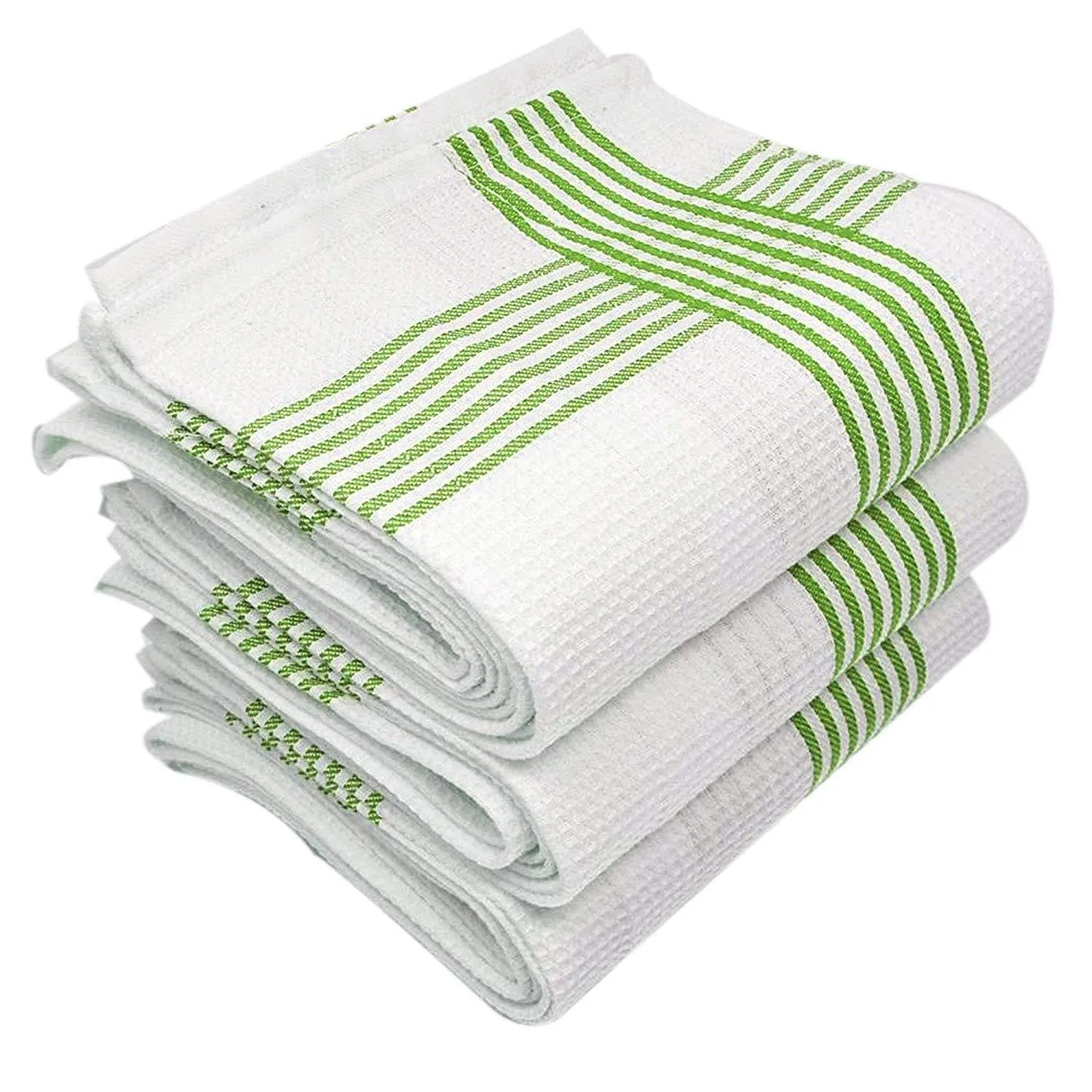 Everest Waffle Weave Cotton Kitchen Towels – Premium Absorbent Dish Cloths