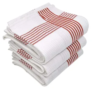 Everest Waffle Weave Cotton Kitchen Towels – Premium Absorbent Dish Cloths