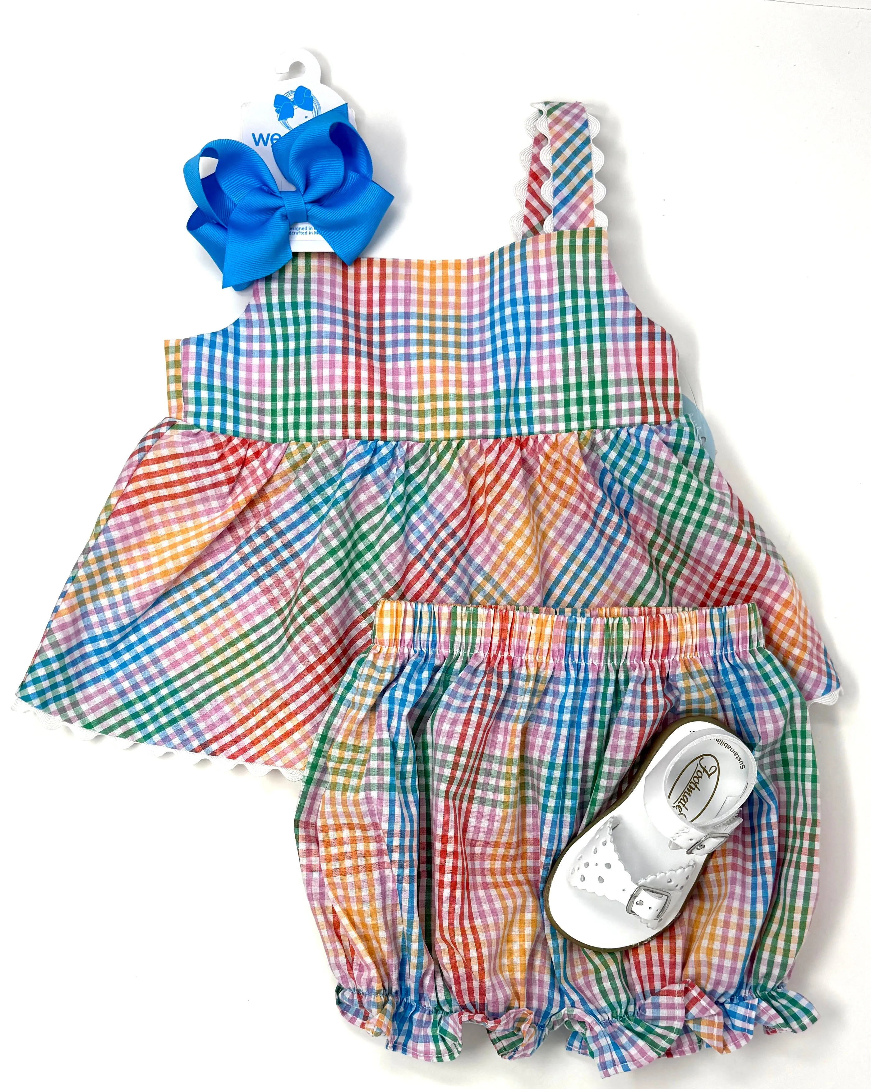 Evie Bloomer Set - Preppy Plaid