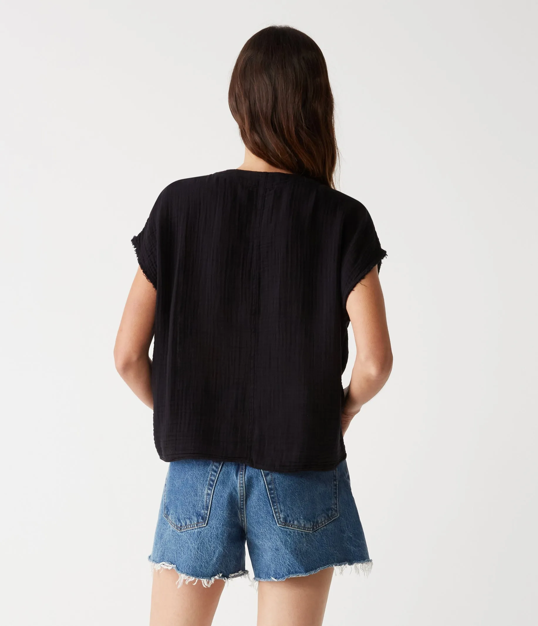 Evie Gauze Surplice Top