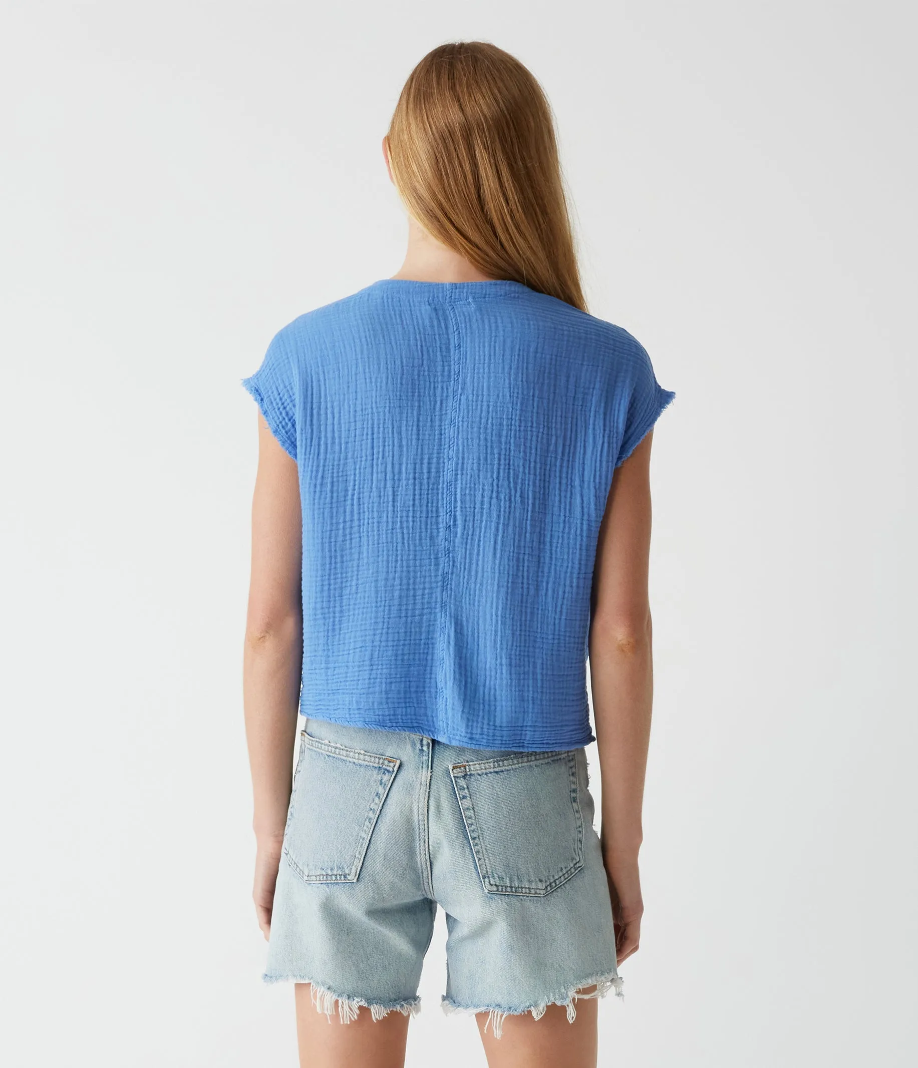 Evie Gauze Surplice Top