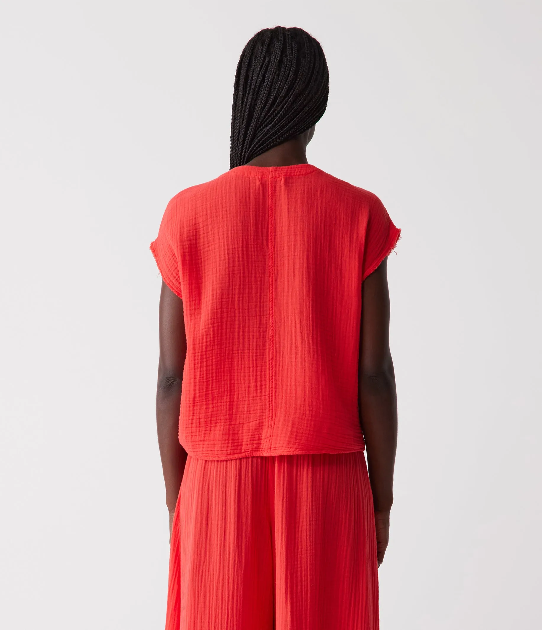 Evie Gauze Surplice Top