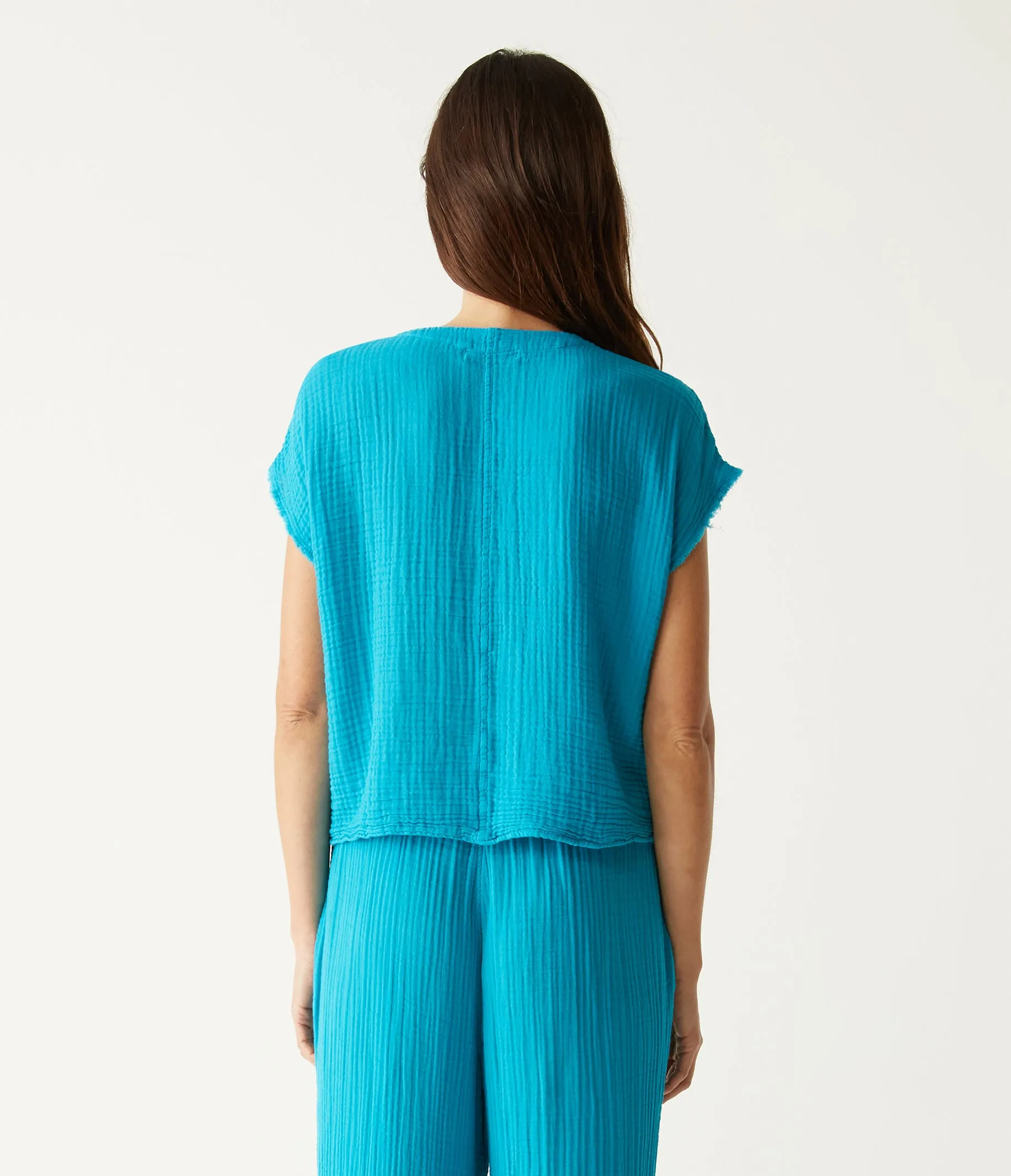Evie Gauze Surplice Top