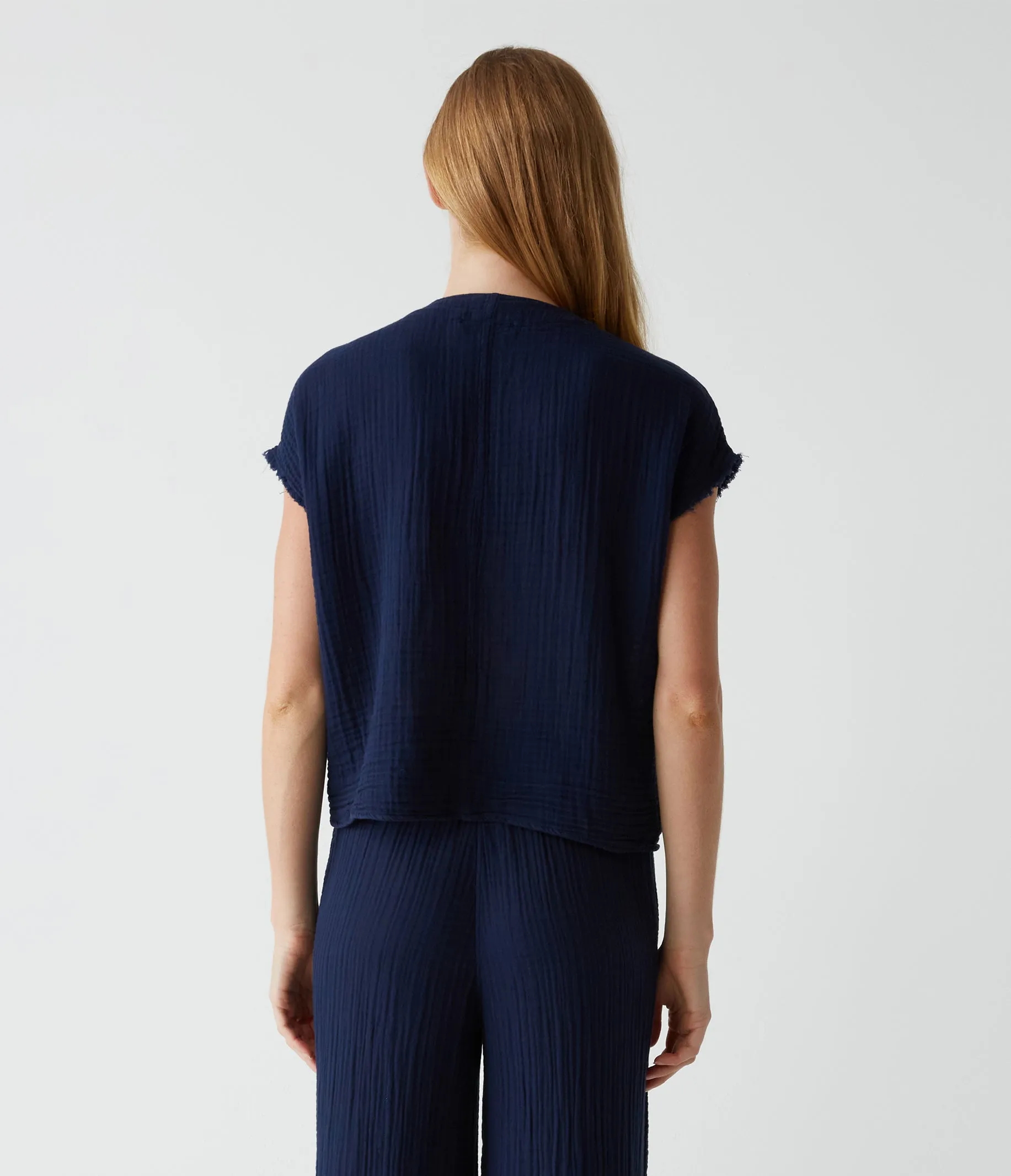 Evie Gauze Surplice Top