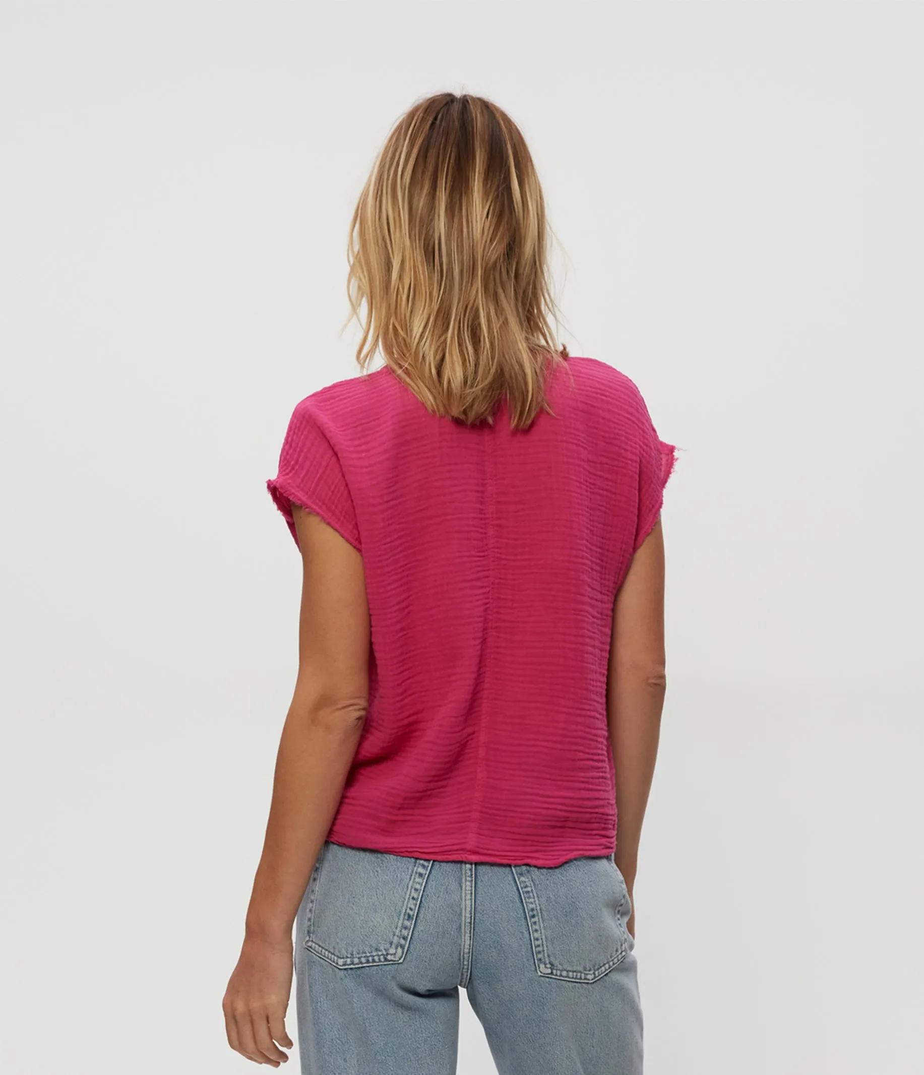 Evie Gauze Surplice Top