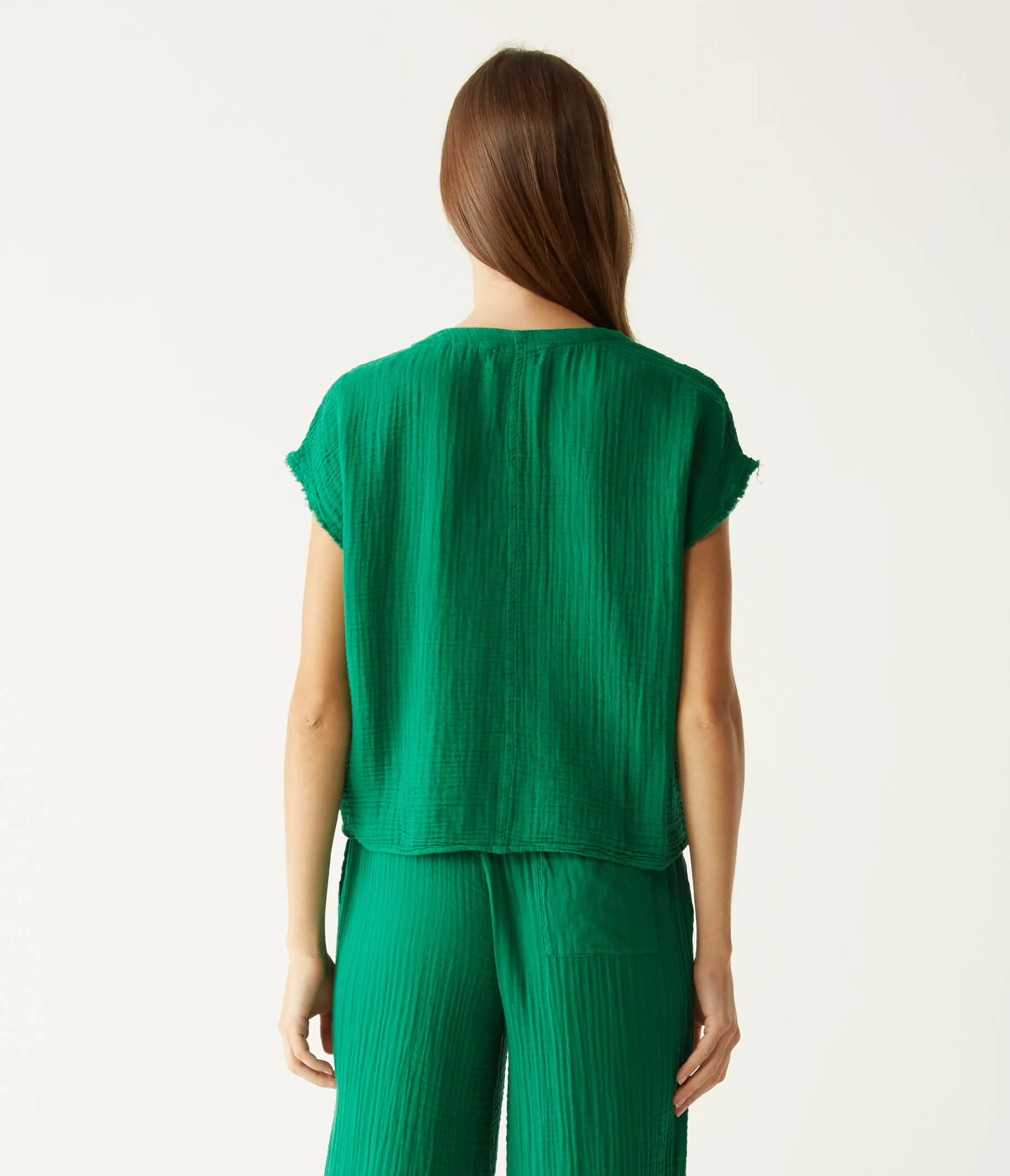 Evie Gauze Surplice Top