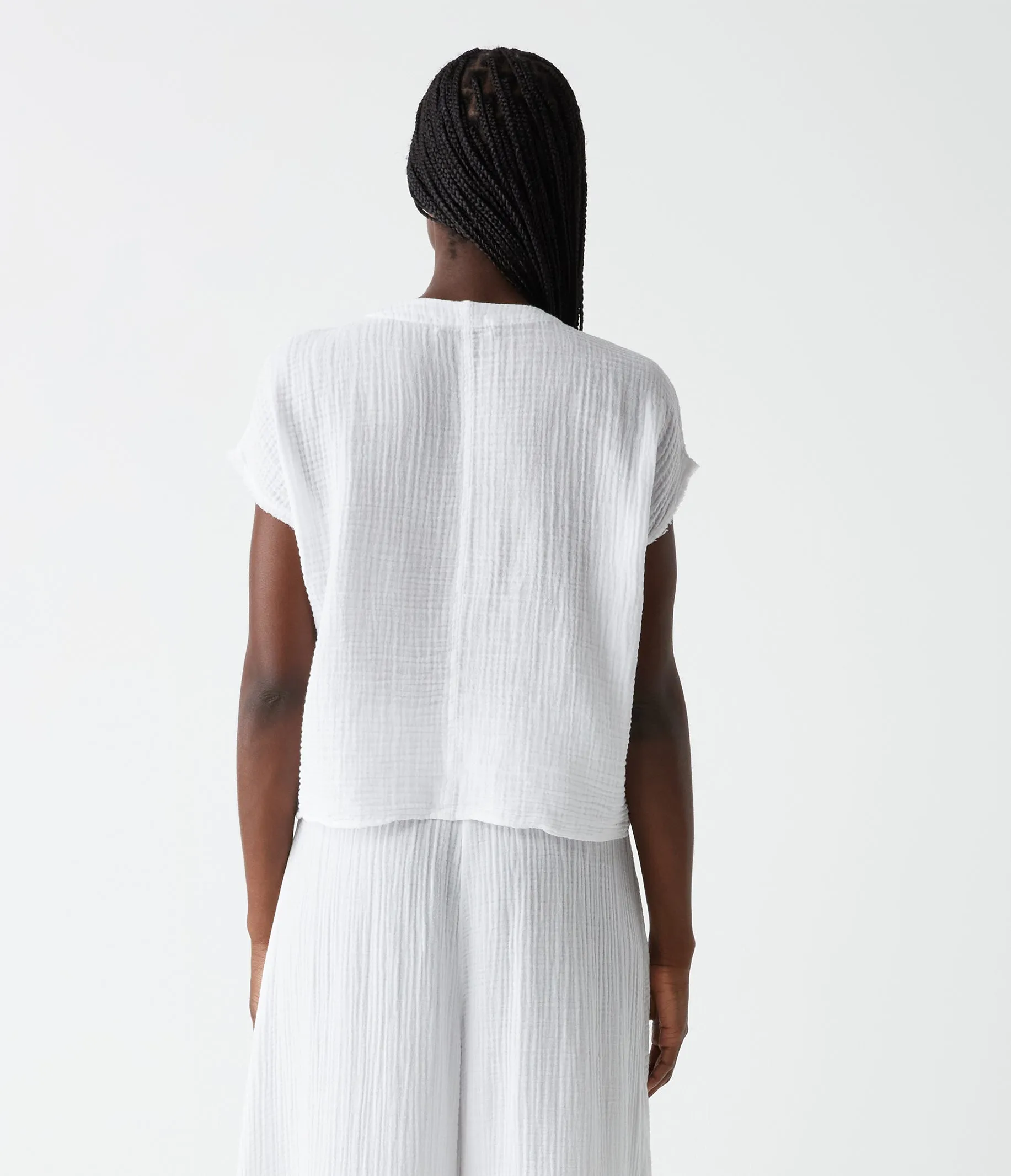 Evie Gauze Surplice Top