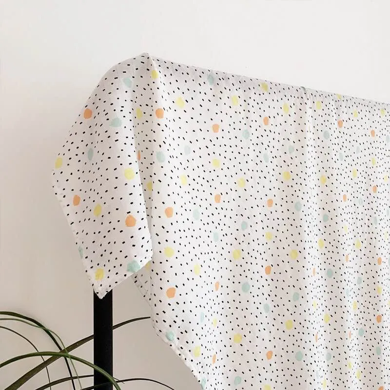 Extra Large Dot Bamboo Muslin