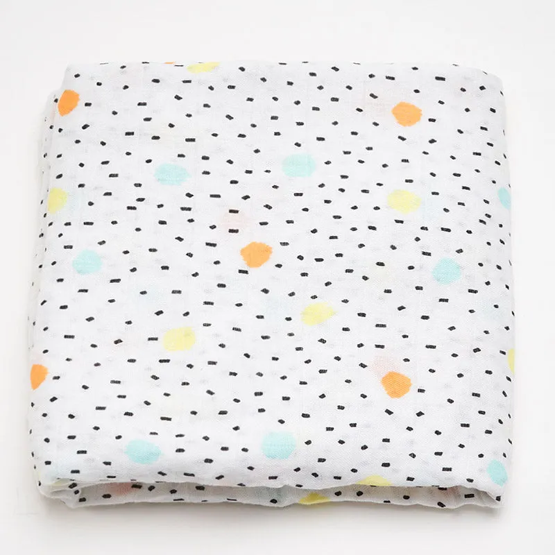 Extra Large Dot Bamboo Muslin